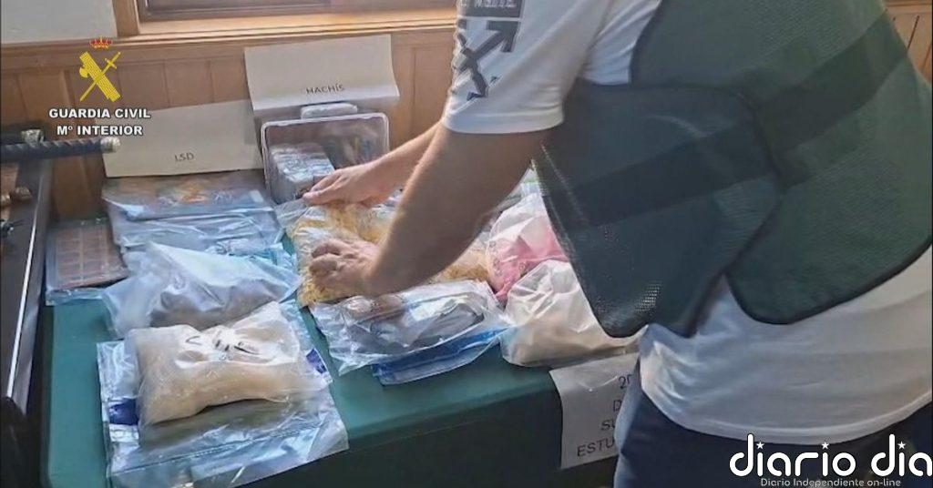 Cae una organización criminal que pretendía mandar por correo más de 172 kilos de droga
