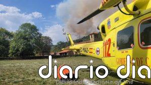 Cantabria mantiene un incendio activo, otro estabilizado y seis controlados