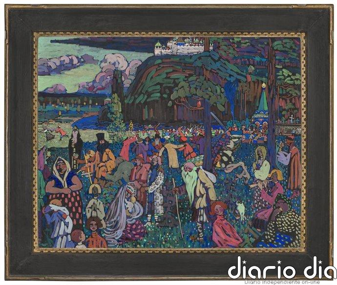 Christie's subastará la obra 'Vida llena de color' de Kandinsky en octubre