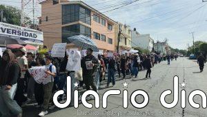 Cientos de estudiantes de la Universidad de Morelos marchan pidiendo justicia para Claudia Tacoronte