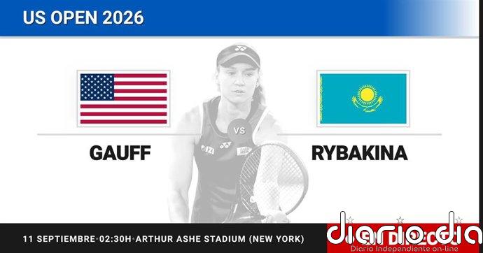 Coco Gauff - Elena Rybakina, en directo hoy: sigue el partido de US Open WTA