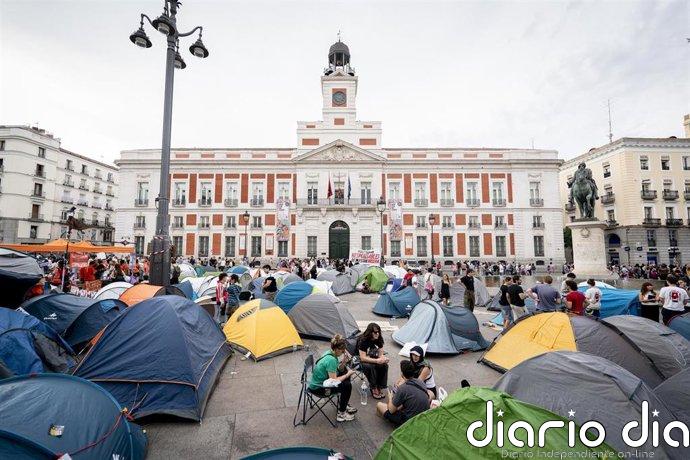 Comunidad acusa a Interior de permitir la acampada de Sol y "lavarse las manos" al pedir que desaloje Policía Municipal