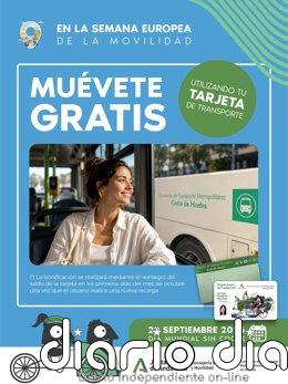Consorcio de Transporte de la Costa de Huelva promueve el transporte público durante la Semana Europea de la Movilidad