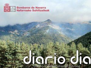Controlado el incendio forestal de Urzainki