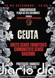 Convocan una concentración en Palma este sábado contra las políticas migratorias de la UE