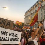 Cuatro detenidos y cuatro policías heridos tras finalizar la concentración de ceutíes frente al Congreso