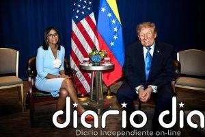 Delcy Rodríguez celebra un "histórico" encuentro con Trump a puerta cerrada en Nueva York