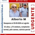 Desplegado un dispositivo tras la desaparición de un hombre de 83 años en Logroño