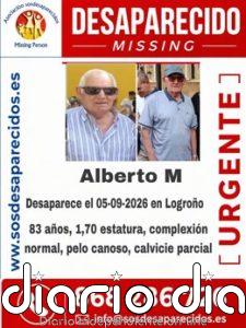 Desplegado un dispositivo tras la desaparición de un hombre de 83 años en Logroño