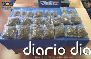 Detenida la destinataria de un paquete con más de tres kilos y medio de marihuana en Manacor