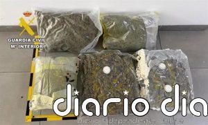 Detenido por ser el destinatario de un paquete con cinco kilos de marihuana en Calvià