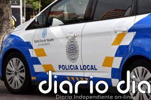 Detenidos dos hombres en Santa Cruz de Tenerife tras una persecución en coche de la Policía Local