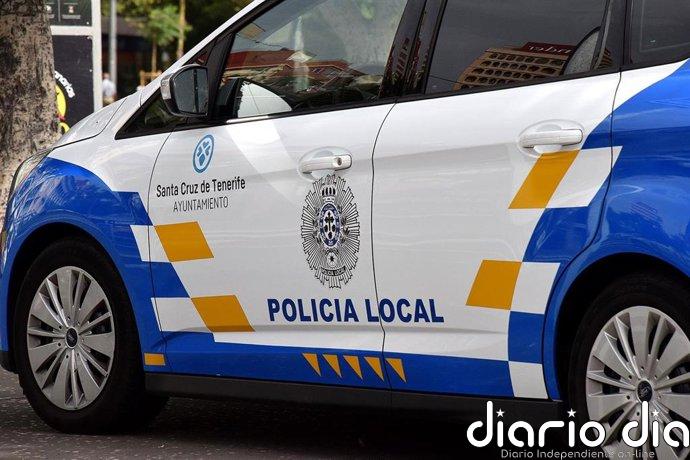 Detenidos dos hombres en Santa Cruz de Tenerife tras una persecución en coche de la Policía Local