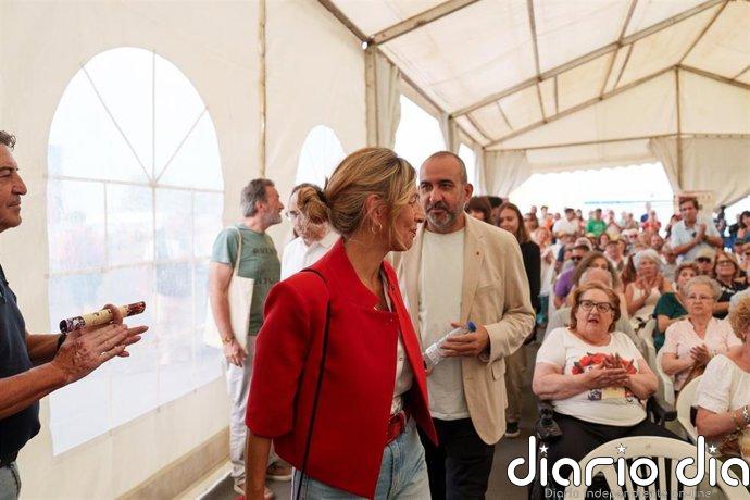 Díaz exige un decreto de vivienda que "meta mano" a los fondos buitre y anima a los acampados en Sol a movilizarse más