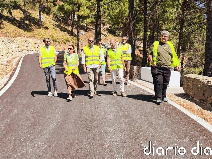 Diputación de Cádiz invierte más de un millón en la restauración de la CA-9104 entre Grazalema y Zahara