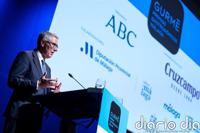 Diputación de Málaga reivindica la gastronomía malagueña como "motor de empleo, identidad y proyección" en Premios Gurmé