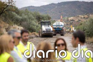 Diputación de Málaga terminará en un mes el arreglo de MA-3107 entre Benamargosa y Riogordo tras invertir dos millones