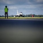 Dos cazas españoles desplegados en Estonia escoltan a una aeronave de vigilancia rusa en aguas internacionales