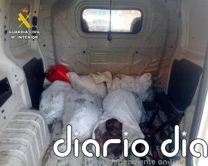 Dos detenidos por robar 100 kilos de cobre e intentar huir de la Guardia Civil en Astorga (León)