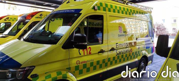 Dos heridos en una colisión frontal entre un tractor y un turismo en Vadocondes (Burgos)