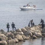 Dos marroquíes detenidos por agredir a guardias civiles en la playa del Trampolín (Ceuta)