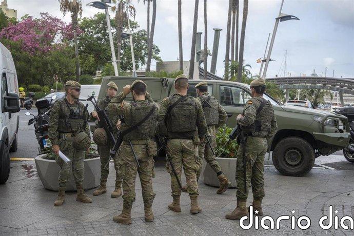 Dos militares evacuados de Ceuta al Hospital Gómez Ulla de Madrid tras resultar heridos por agresiones de inmigrantes