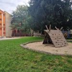 Educación y Ayuntamiento de Pamplona acuerdan que el patio del Palacio de Ezpeleta se convierta en una plaza abierta