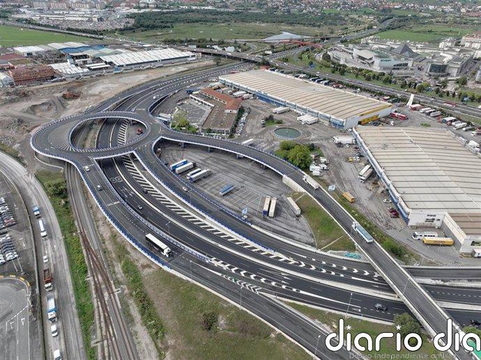 El aparcamiento de camiones para los que continúan en la Ciudad del Transportista estará en Herrera de Camargo
