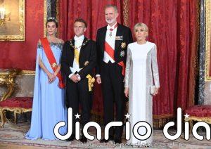 El atrevido detalle que escondía el vestido de gala de la Reina Letizia en la cena de Estado