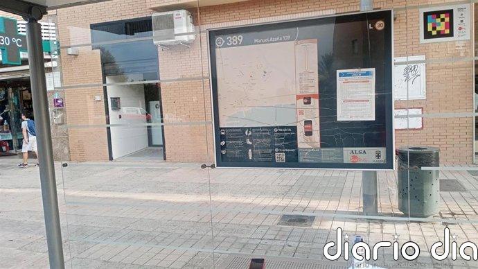 El Ayuntamiento de Almería instalará tres nuevas marquesinas en Federico García Lorca, Manuel Azaña y Volga