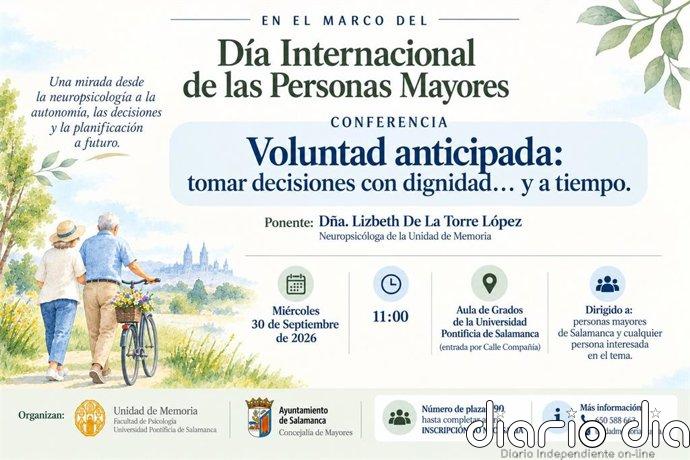 El Ayuntamiento de Salamanca y la UPSA celebran el miércoles una conferencia sobre autonomía personal en mayores