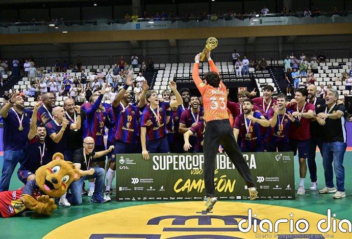 El Barça se impone al Sporting de Portugal y se proclama campeón de la Supercopa Ibérica