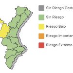El CCE mantiene la alerta amarilla por temperaturas máximas en el interior norte de Valencia