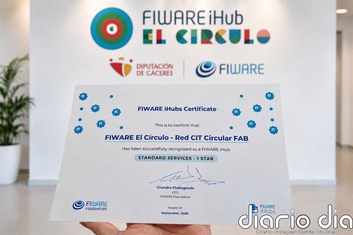 El Círculo de la Red FAB de la Diputación de Cáceres obtiene un reconocimiento europeo como centro tecnológico