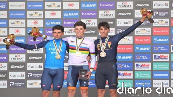 El español Héctor Álvarez se cuelga un bronce en la contrarreloj Sub-23 del Mundial