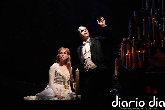 'El fantasma de la ópera', con Daniel Diges, recala en el Palacio con seis sesiones del jueves 1 al domingo 4
