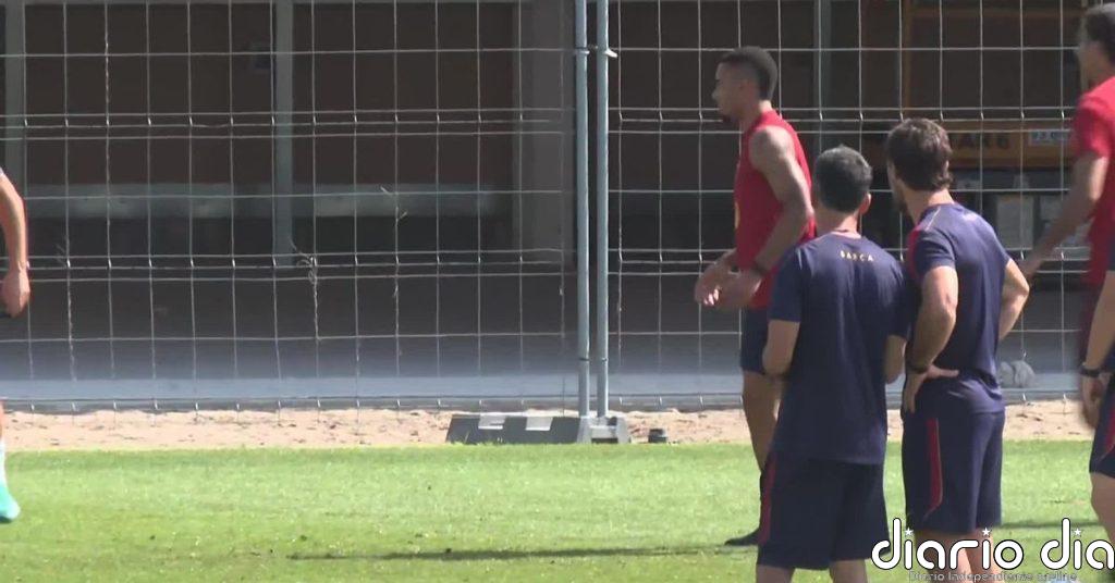 El FC Barcelona ultima detalles de cara al partido de Champions de este miércoles contra el Feyenoord