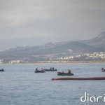 El Gobierno repara la barrera neumática de la frontera del Tarajal