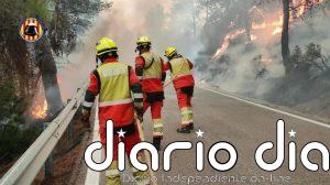 El incendio de Tuéjar quema 690 hectáreas y obliga a desalojar a unas 25 personas
