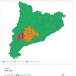 El Meteocat emite un aviso por tiempo violento en la comarca de Les Garrigues (Lleida)