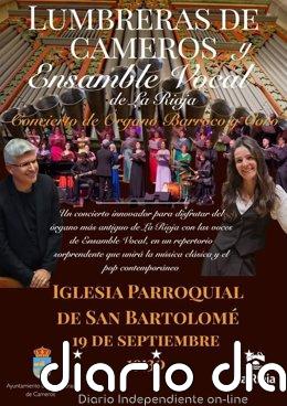 El órgano más antiguo de La Rioja sonará este sábado en un "soprendente" concierto en Lumbreras de Cameros