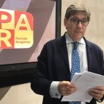 El PAR traslada su "respeto" y "reconocimiento" a la trayectoria de Aliaga en un día "triste para Aragón