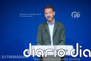 El PP de Extremadura pide conocer del decreto de vivienda y avisa: "responsabilidad, sí, cheque en blanco, no"