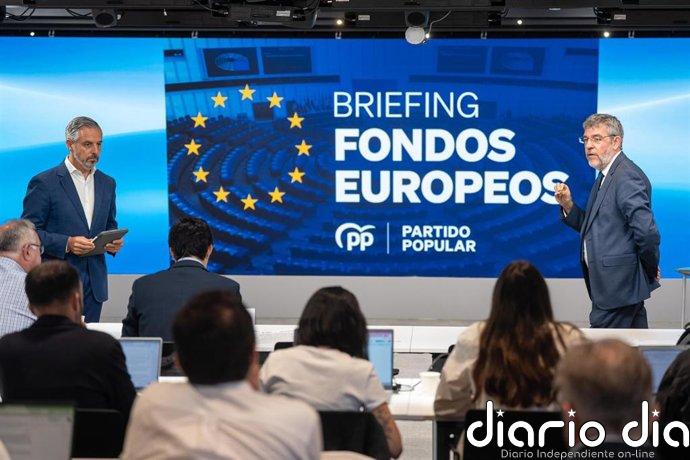 El PP sentencia el despliegue de fondos europeos de recuperación: "Mala gestión y gran oportunidad perdida"