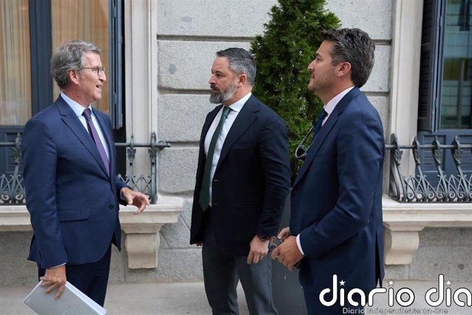 El PP y Vox se vuelcan con las concentraciones en apoyo a Ceuta, con Feijóo y Abascal en Madrid