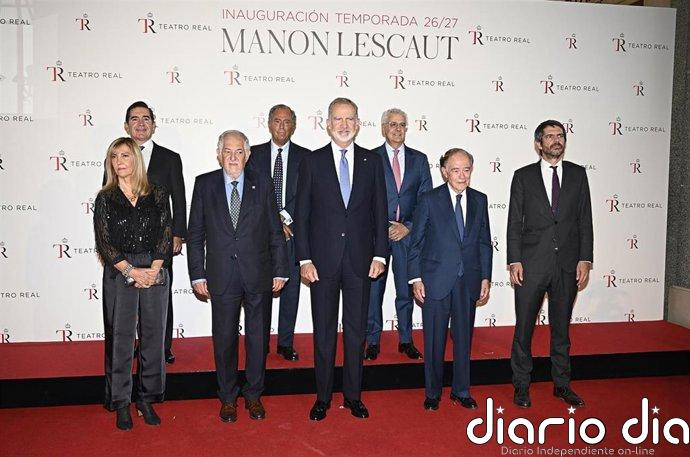 El público del Teatro Real se rinde a 'Manon Lescaut' en la apertura de temporada presidida por el Rey
