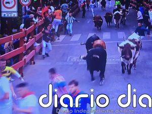 El segundo encierro de Guadalajara deja dos contusionados leves y abre la plaza al público desde las 7.30 horas