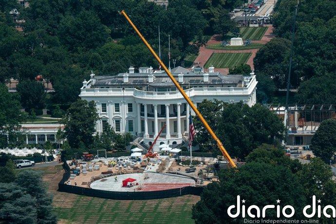 El Supremo autoriza que continúen las obras del salón de baile de la Casa Blanca