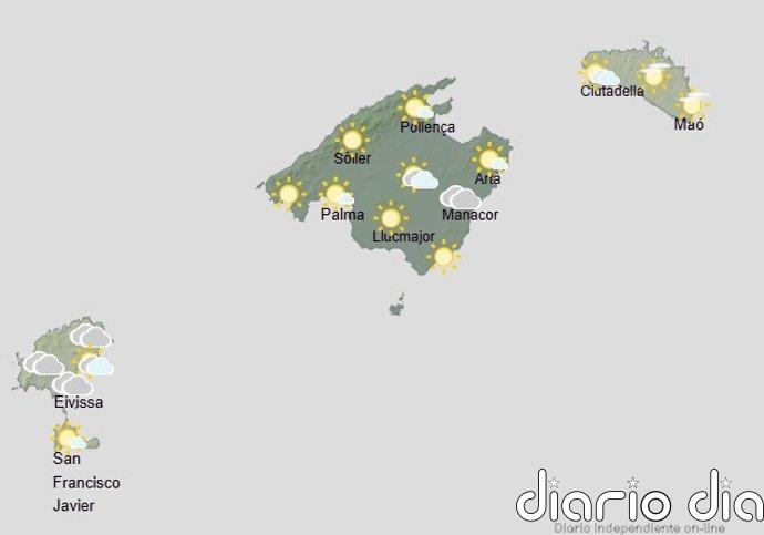 El tiempo hoy, domingo 27 de septiembre, en Baleares