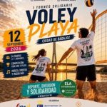 El Torneo Solidario de Vóley Playa de Badajoz quita la cuota de inscripción y hace un último llamamiento para participar